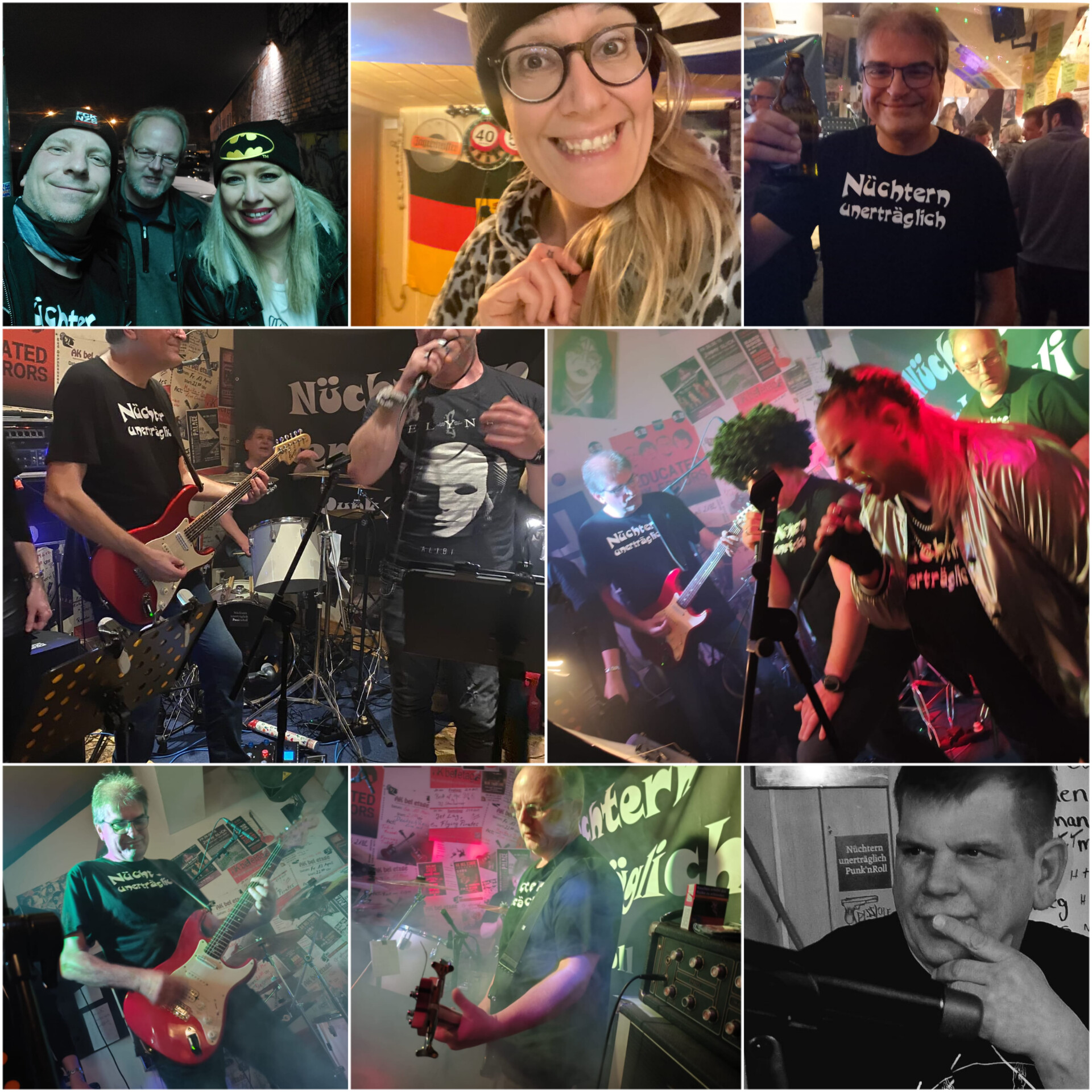 Nüchtern Unerträglich – Collage